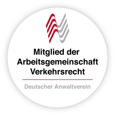 DAV-Siegel: Daniela Hörter ist Mitglied der Arbeitsgemeinschaft Verkehrsrecht im Deutschen Anwaltverein